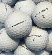 50 Near Mint AAAA White TaylorMade Tour Response Used/ Recycled Golf Balls