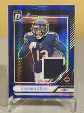 2024 Panini Donruss Optic - Donruss Threads Keenan Allen #DTB-KAN Blue Hyper...
