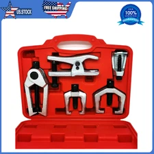 5pcs Front End Service Tool 5-in-1 Ball Joint Separator, Pitman Arm Puller