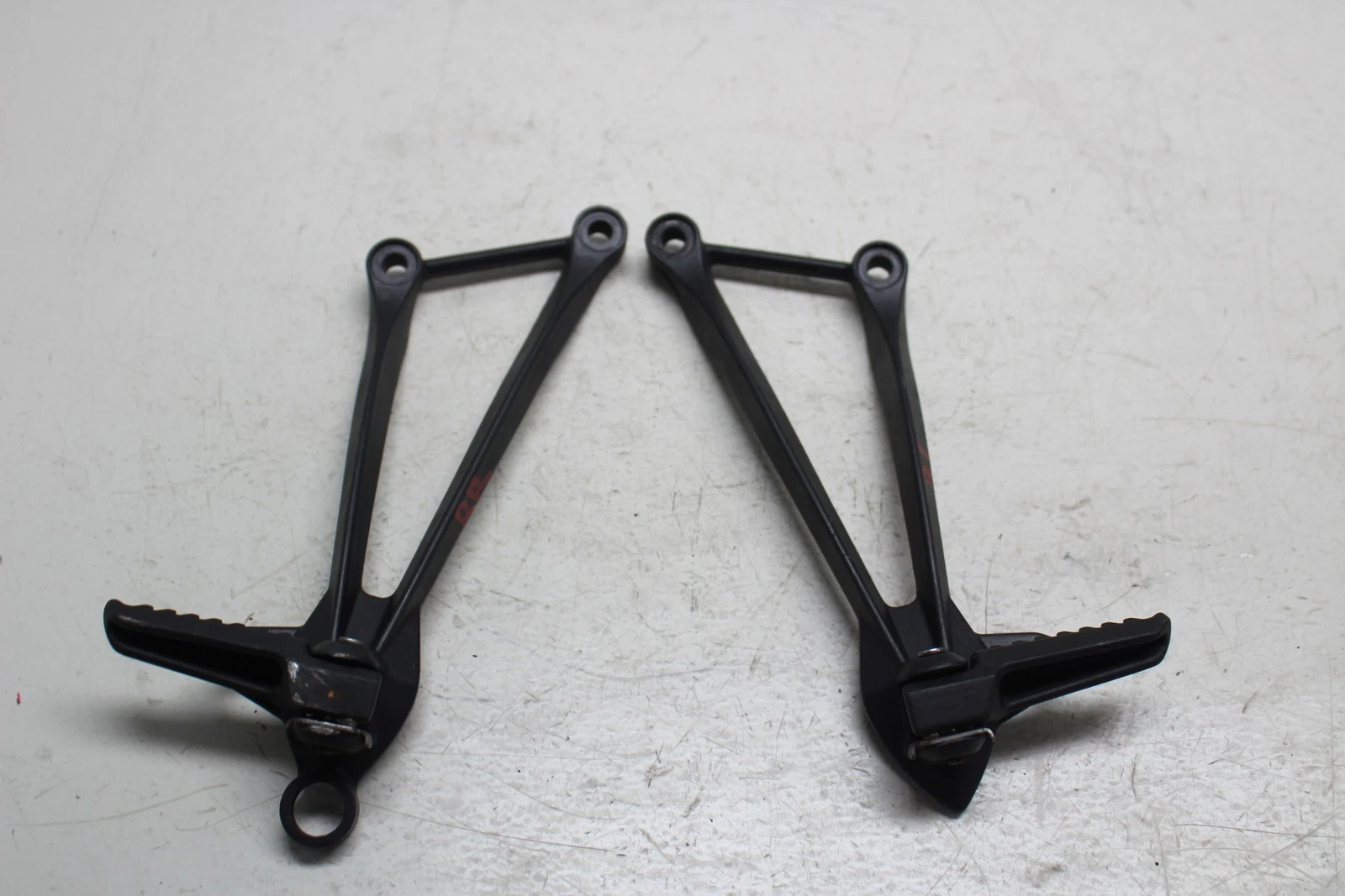 2008-2010 Kawasaki Ninja Zx10r Zx-10r Rear Back Passenger Peg Set Pair