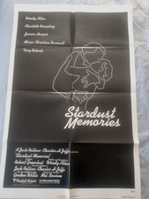 Stardust Memories Orig 27x41 1sht Woody Allen Charlotte Rampling, Jessica Harper