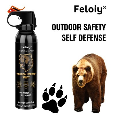 Feloiy 20 Feet Bear Deterrent Repellent Spray 11 Oz Camping Hiking