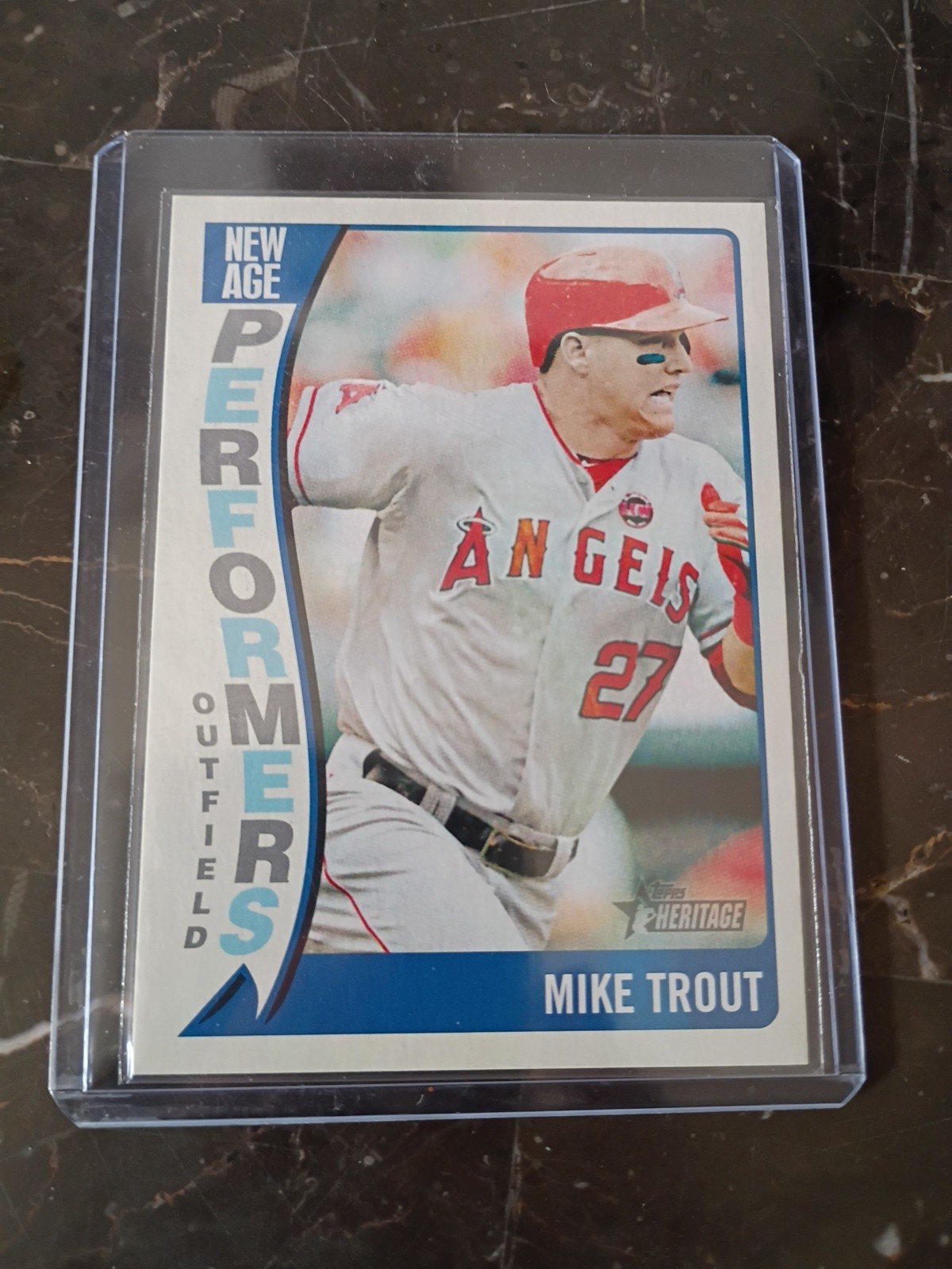 MIKE TROUT 2014 TOPPS HERITAGE BASEBALL NEW AGE PERFORMER NAP-MT