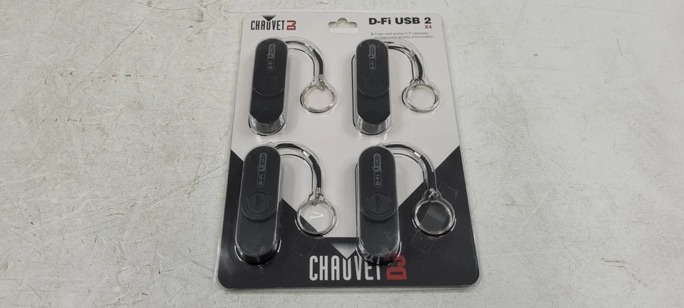 4 Pack of Chauvet DJ D-Fi USB 2 wireless DMX transceivers - Image 2 of 4
