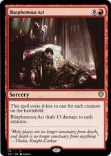 Blasphemous Act [SCD - 124] Rare Near Mint (Magic The Gathering)