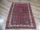 Authentic Vintage Turkish Rug,Geometric Adana Turkish Rug 3.7x5 Ft — photo 3