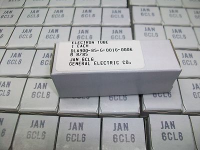 50 LOT - JAN GE 6CL6 tubes