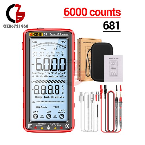 ANENG 683 682 681 Smart Digital Multimeter AC/DC Capacitance Meter Diode Tester - 第 26/30 張圖片
