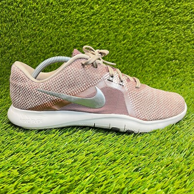 Nike Flex Trainer 8 Premium Womens Size 11 Pink Athletic Running Shoes Sneakers