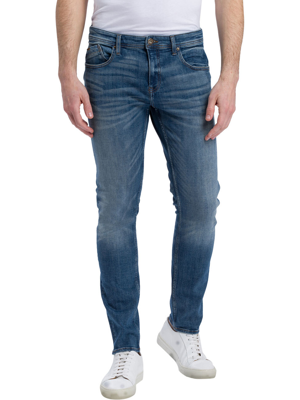 Джинсы-кроссы Herren Jeans Jimi - Приталенный крой - Blau - Грязно-синий W28-W38 12290₽