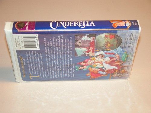 CINDERELLA 1995 VHS 5265 CLAMSHELL WALT DISNEY MASTERPIECE COLLECTION LIKE NEW - Picture 3 of 4