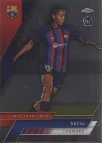 INAKI PENA RC /99 BARCA TOPPS CHROME FC BARCELONA TEAM SET 2022-23