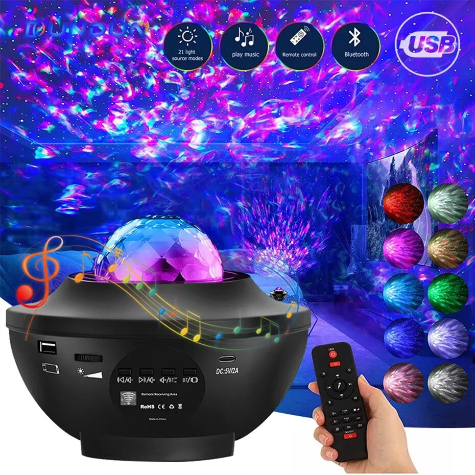 Projecteur LED Galaxy Light idée cadeau ciel étoilé féerique pour enfants
