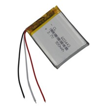 3.7V 900mAh 3.33Wh Rechargeable Polymer Li Battery 603443 Lipo 3-Wire Thermistor