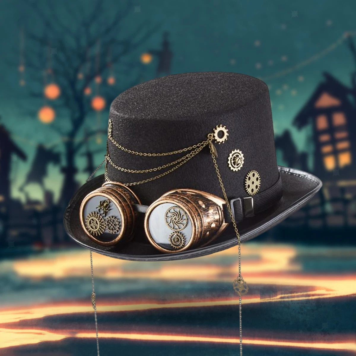 Mens steampunk top best sale hat