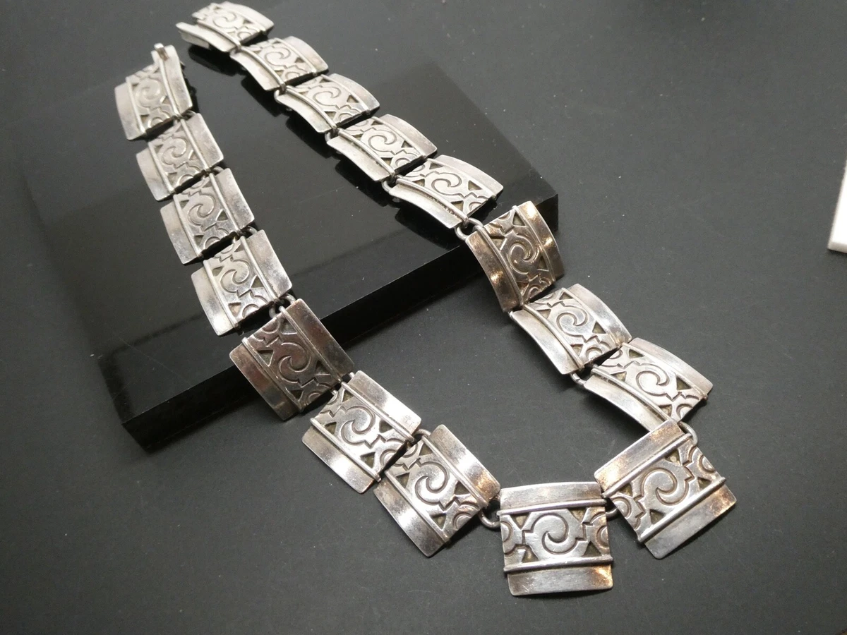 VICTORIA ANA BRILANTI Vintage Mexico Sterling Silver 925 Necklace