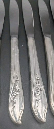 Vintage 44 Pcs 1847 Rogers Bros IS Springtime Silverware Set Serving Silverplate - Picture 12 of 21