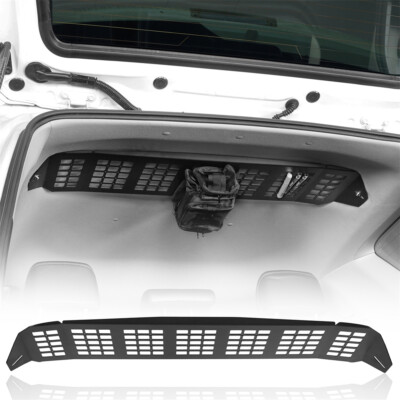 Rear Top Overhead MOLLE Panel Pouches Tools Rack Fit Toyota 4Runner 2010-2024
