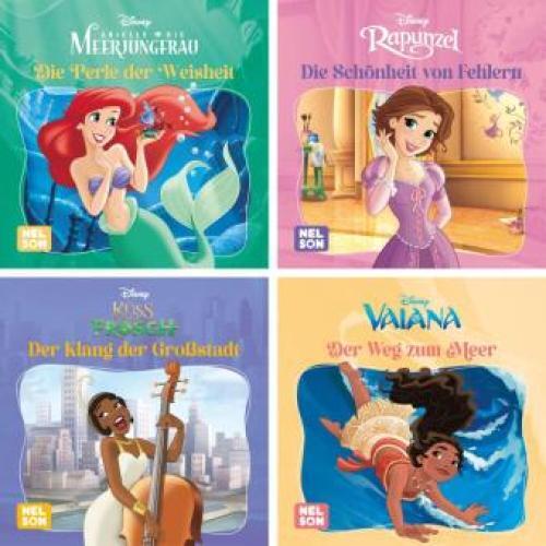 Thumbnail - 4er-set Maxi-mini 48: Disney Prinzessin Geschichten Ab 3 Jahren Mit