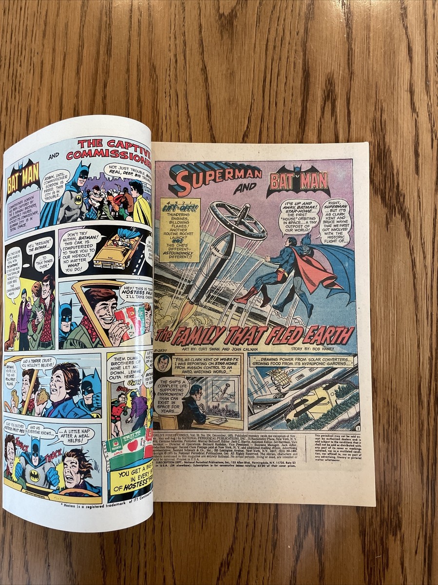 World Finest Comics #234 ( DC Comics 1975) Superman & Batman, High
