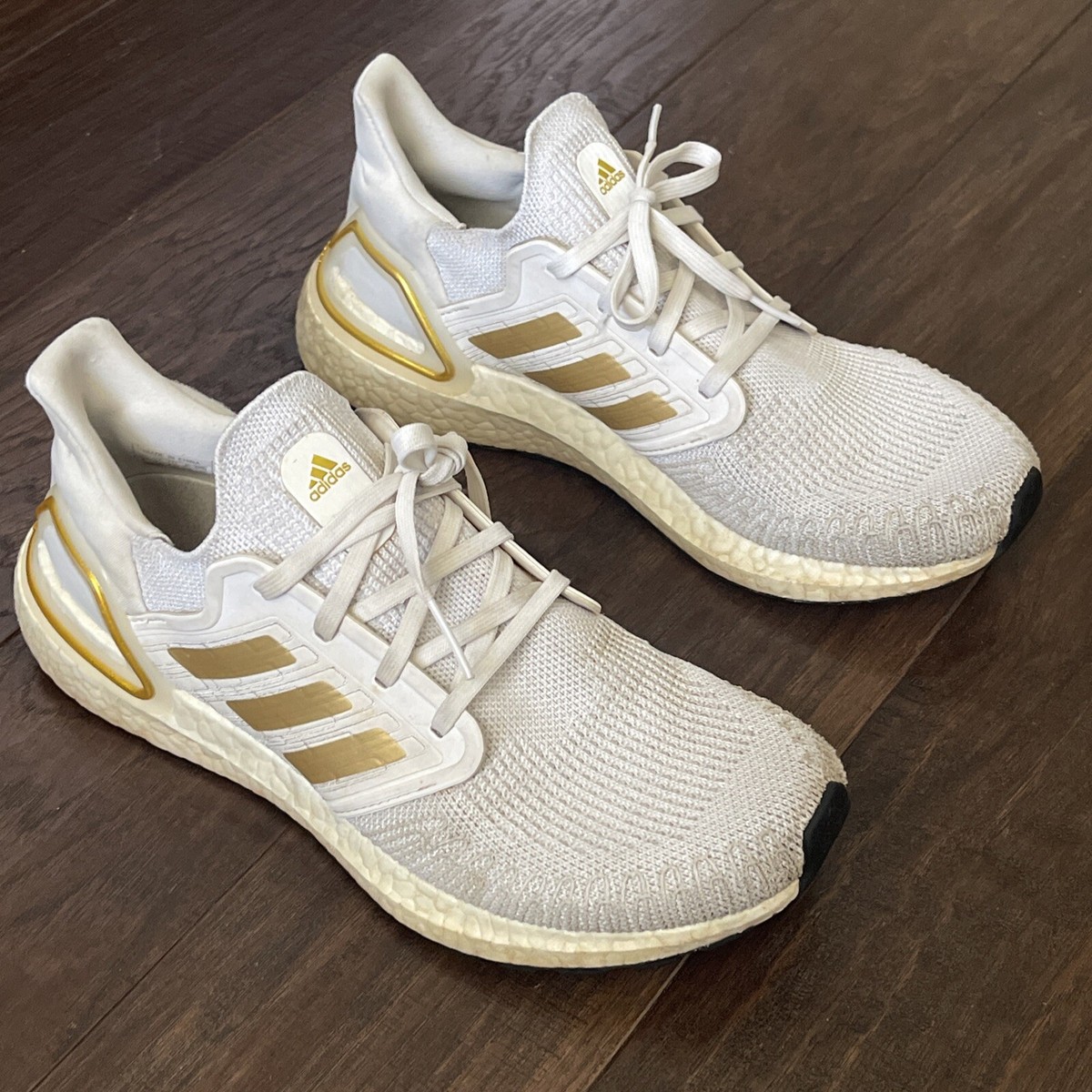 Adidas ULTRABOOST 20 WHITE GOLD Women’s Sneakers Shoes - Main Image