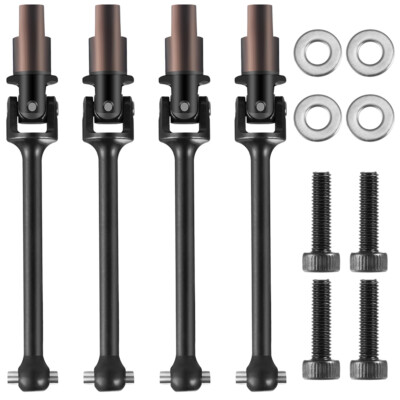FLYXM Steel Front Rear Axle CVD Drive Shaft For 1/18 Traxxas Latrax Teton