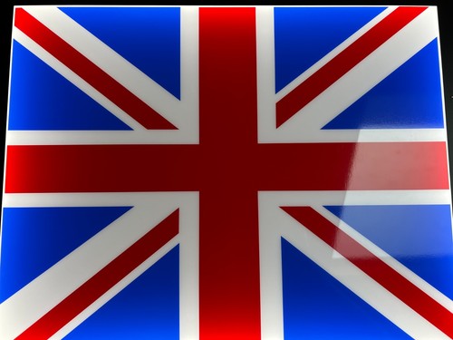 UNION JACK FLAGGE Beleuchtung Innenraum LED beleuchtet Wandschild