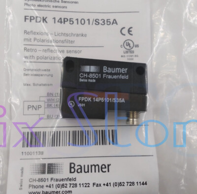1PC mirror reflection photoelectric sensor FPDK 14P5101/S35A #E6*