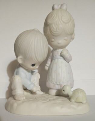 Jonathan & David (Precious Moments) Figurine. ''Thou Art Mine'' (E-3113) Signed