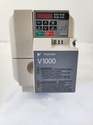 YASKAWA V1000 FREQUENCY CONVERTER DRIVE CIMR-VU4A0007FAA 3PH 480VOLT 7.2AMP