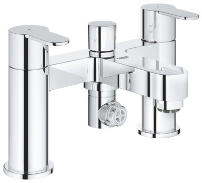 China 1 4 Turn Single Lever Brass Deck Mounted Bath Shower Mixer 3