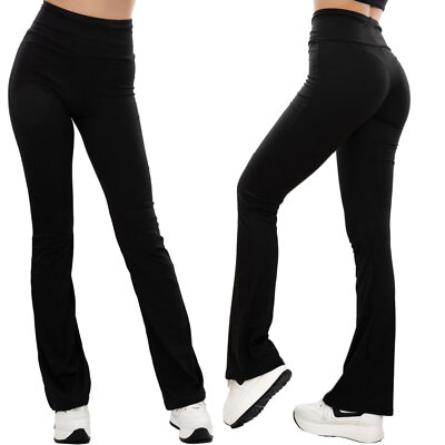 TOOCOOL H908 Women's Flare Paw Pants Bell Fitness Tracksuit Basic Sports