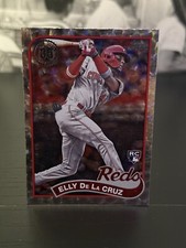 2024 Topps Series 1 - 1989 Topps Baseball Foil board#89B-69 Elly De La Cruz (RC)