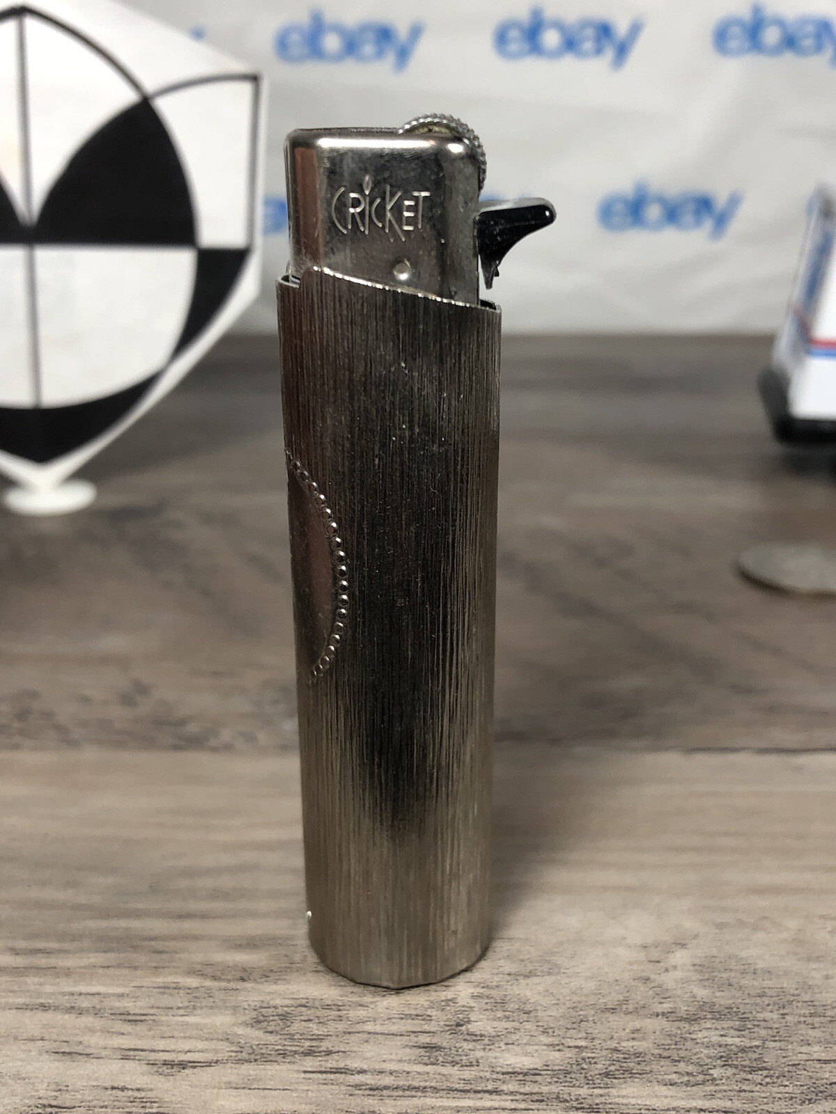 Vtg Personalized &ldquo;FHP&rdquo;Lighter Holder/cover For Cricket