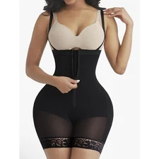 SHAPELLX Fajas Colombianas Shapewear for Women Tummy Control Plus Size black 4XL