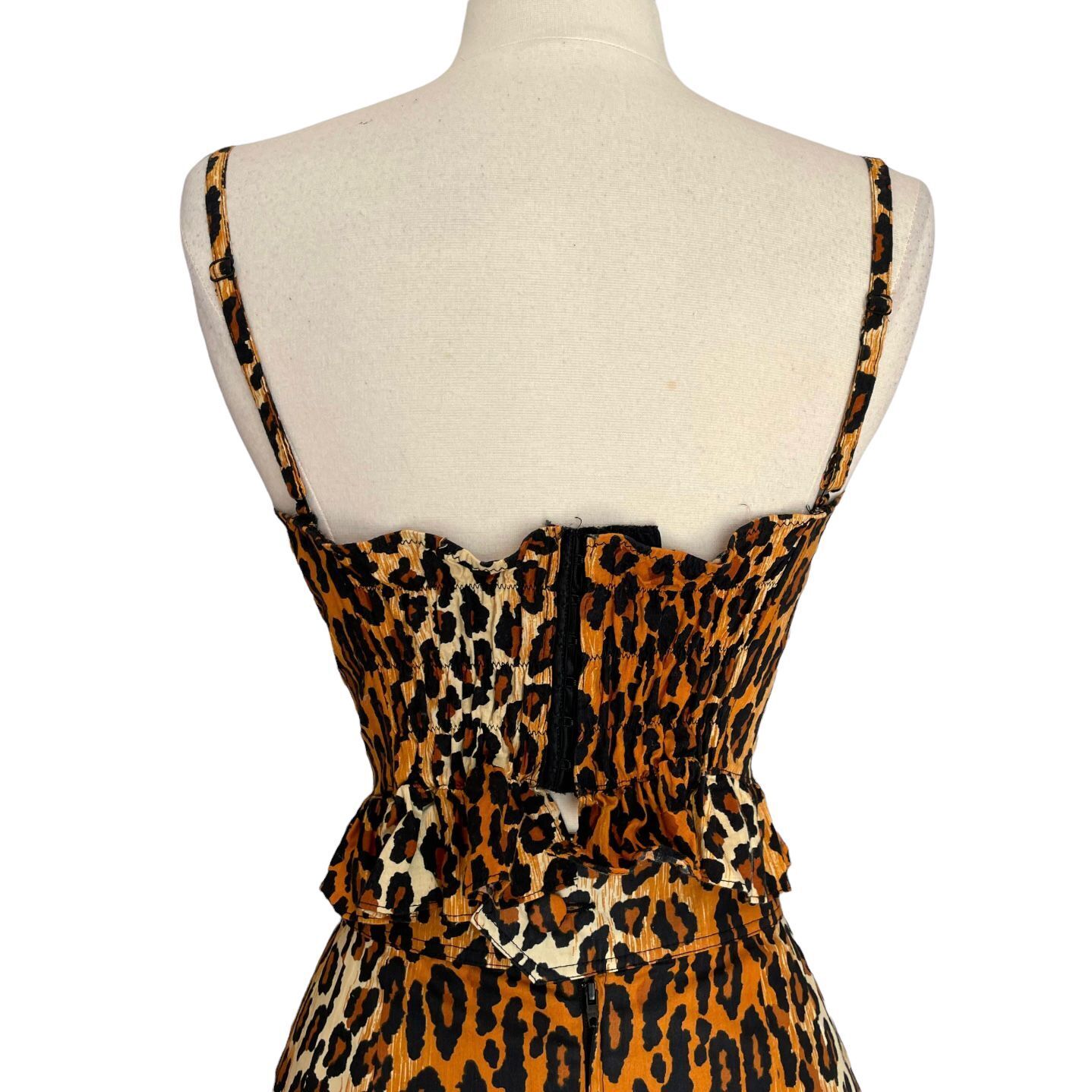 Vintage 1989 Patrick Kelly Cheetah Leopard Bustie… - image 6