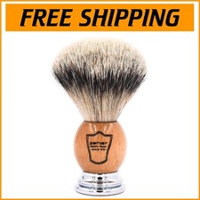 Handmade Silvertip Badger Men's Shaving Brush  Resin Stand for Superior Shaves
