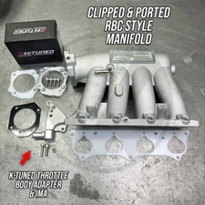 RBC Pro Ported Manifold w/ K-Tuned IMA & Throttle Adapter for 12-15 Civic Si