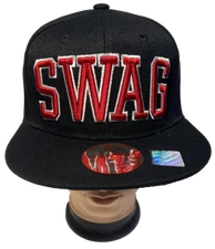 SWAG 3D Embroidered Hip-Hop Snapback Cap Adjustable Baseball Hats LOT 1-12pcs