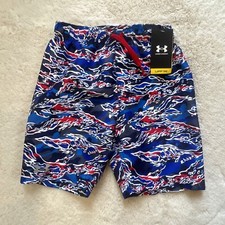 Under Armour Boys M Medium Hyper Camo Victory Mash Volley Swim Shorts