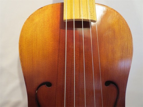 Copy old vielle 5 strings 15 3/4" vielle,medieval Fiddle ,powerful sound #14511 - Picture 4 of 11