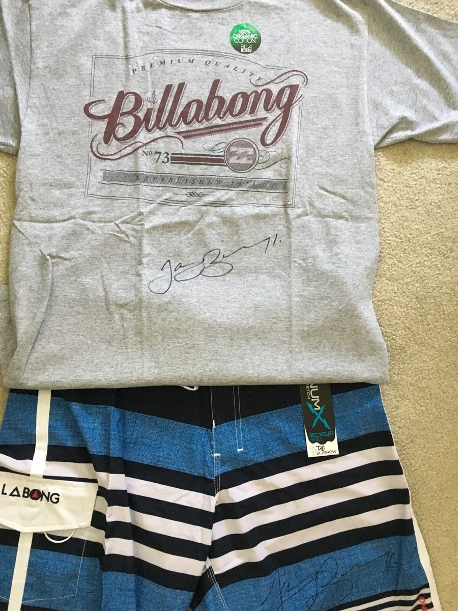 Surf Legend Signed Taj Burrow Billabong Platinum Stretch Board