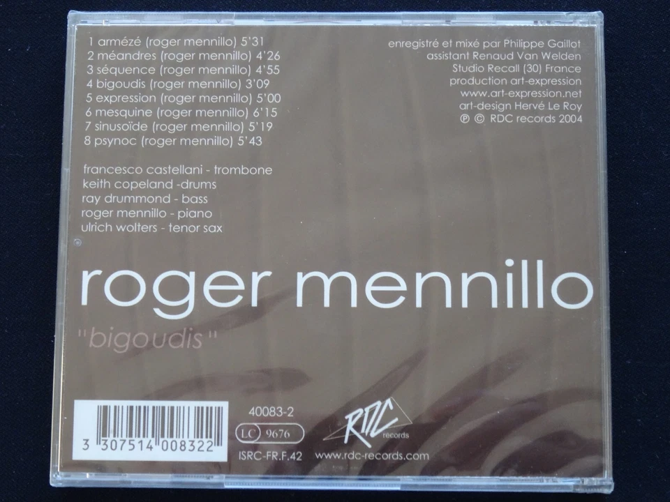 ROGER MENNILLO w/u.a. KEITH COPELAND - Bigoudis (2004) * CD * Jazz PostBop * Neu - Bild 2 von 2
