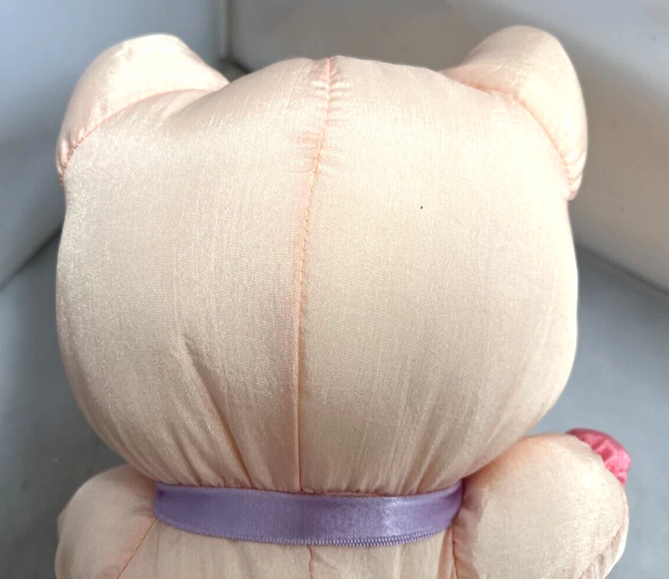 Vtg 9" PUFFALUMP PINK PIG PLUSH NYLON SANRIO ZASHIKIBUTA NEW WiTH TAGS RARE 1991 - Image 4 of 4