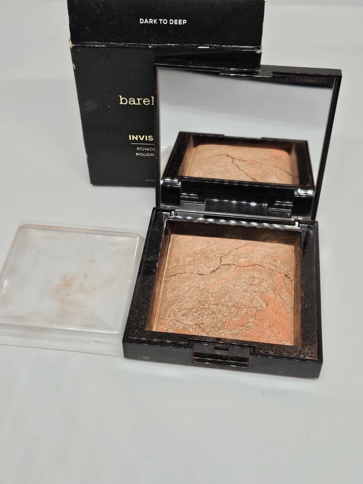 bareMinerals INVISIBLE GLOW Powder Highlighter DARK TO DEEP 0.24oz (DAMAGED) - Image 4 of 4