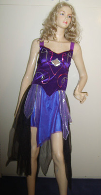 LADIES PURPLE ARABIAN NIGHTS BELLY DANCER FANCY DRESS COSTUME S/M USED |  eBay