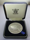 Over 2 Oz of Solid Silver! Large English Hallmarked Sterling Silver RSPB Medal