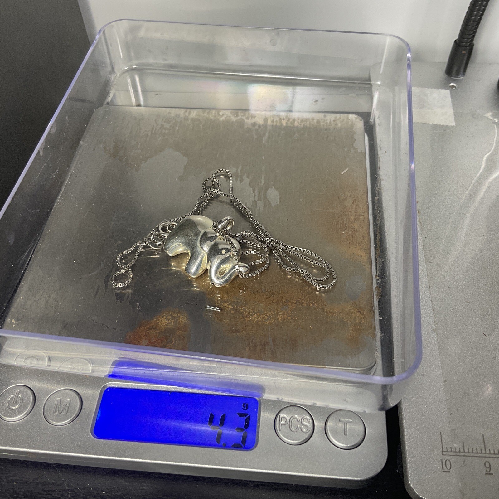 solid sterling, silver, 925 Solid Elephant Animal… - image 19