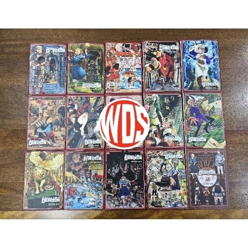 Delicious in Dungeon (Vol. 1-14 + Guida Mondiale) Manga Set Completo Fumetto Inglese - Foto 2 di 13