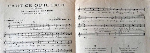 Partition alt partitur sheet music = Milton - Faut ce qu'il faut - Picture 2 of 2